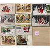 Image 2 : 25 P. Ebner Signed Artist Holiday Children Greeting Postcards