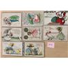 Image 2 : 20 BEB B.E. Blodgett Girls - Ladies Holiday Greeting Postcards