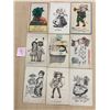 Image 2 : 37 Signed Artist Wall Children & Dutch Children Greeting Postcards