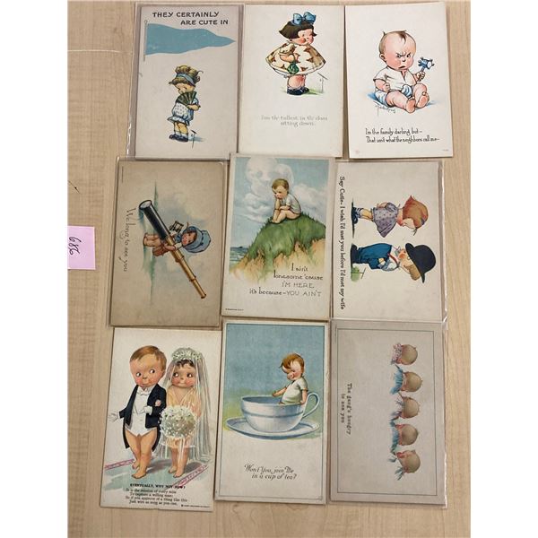 30 Signed Artist Twelvetrees Children & Holiday Postcards