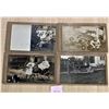 Image 1 : 4 Photo Children in Carts - Wagons Postcards