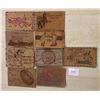 Image 2 : 25 Antique Novelty Leather Made Postcards