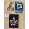 Image 1 : 3 International Art Advertising Postcards
