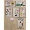 Image 1 : 6 Looney Tunes Warner Brothers Bugs Bunny Daffy Duck Cartoon Postcards
