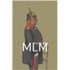Image 3 : 4 German Military Soldiers On Green Background Postcards