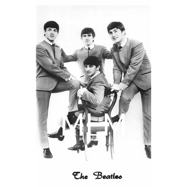 The Beatles Rock Band Musician Photo Postcard