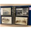 Image 8 : Album of 80 Photo Postcards Amusement, Transportation, Indians, Military, Parades & More