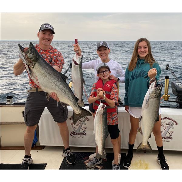 Lake Ontario Salmon & Trout Charter for 4