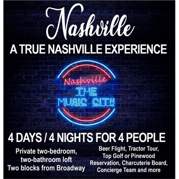 Four Night Stay in Nashville for Four