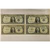 Image 1 : 4-1957 $1 SILVER CERTIFICATES BLUE SEALS