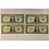 Image 1 : 4-1957 $1 SILVER CERTIFICATES BLUE SEALS