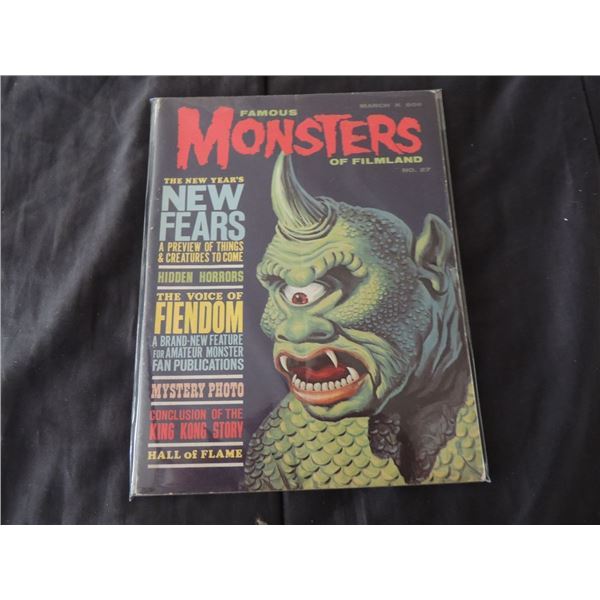 FAMOUS MONSTERS OF FILMLAND 27 RARE EARLY ISSUE