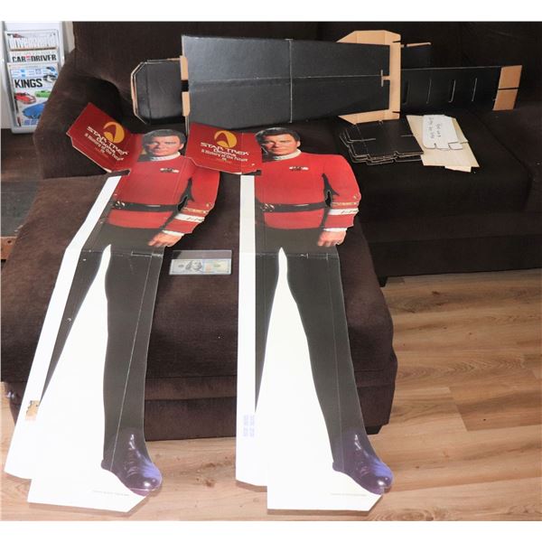 AA-CLEARANCE STAR TREK A HISTORY OF THE FUTURE WILLIAM SHATNER STANDEE OOAK