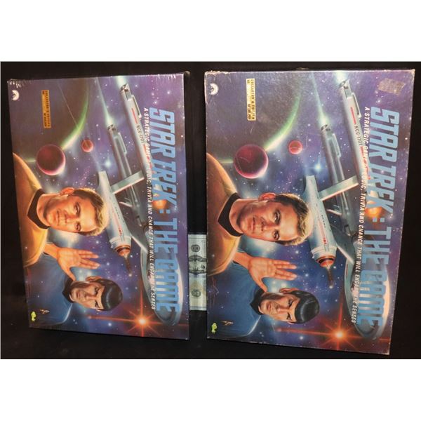 AA-CLEARANCE STAR TREK THE GAME ONE GEM MINT STILL SEALED AND ONE OPEN TO PLAY