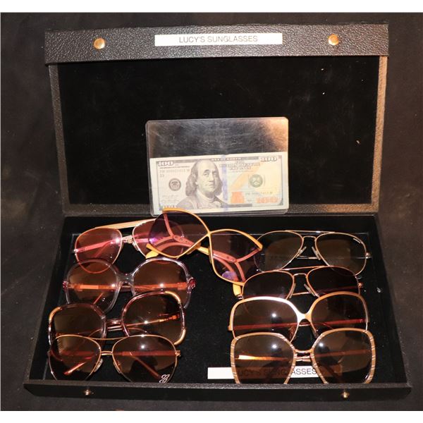 AMERICAN MADE LUCY [SARAH WRIGHT] SCREEN USED GLASSES IN PRODUCTION CASE