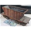 Image 2 : AA-CLEARANCE TRAIN CAR ANTIQUE 1930's FILMING MINIATURE L