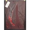 Image 1 : BLACK PANTHER WAKANDA FOREVER PROTOTYPE TEST FABRIC & DESIGN PANEL 2 SUPER HERO