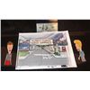 Image 2 : BEAVIS AND BUTTHEAD IN TORNADO HAND PAINTED ANIMATION CELLS ON BACKGROUND