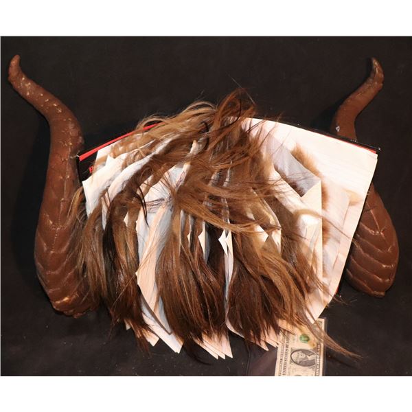 BEAUTY AND THE BEAST SET OF HORNS AND PRODUCTION FUR SAMPLE BOOK