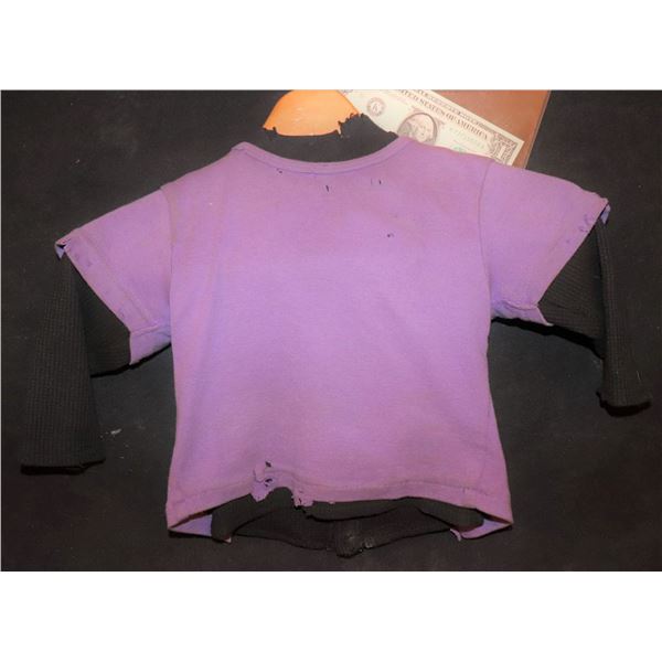 SEED OF CHUCKY GLENN SCREEN USED HERO TEE SHIRT AND SWEATER