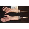 Image 2 : SILICONE HANDS MATCHED PAIR OF LARGE WHITE MAN