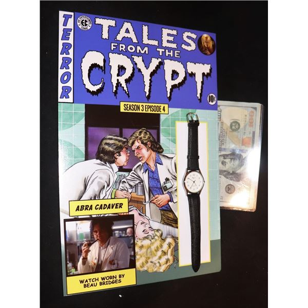 TALES FROM THE CRYPT ABRA CADAVER WATCH WORN BY BEAU BRIDGES ON DISPLAY