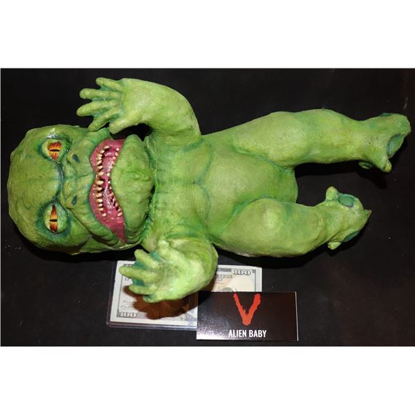 V TV SERIES [1984] SCREEN USED ALIEN BABY