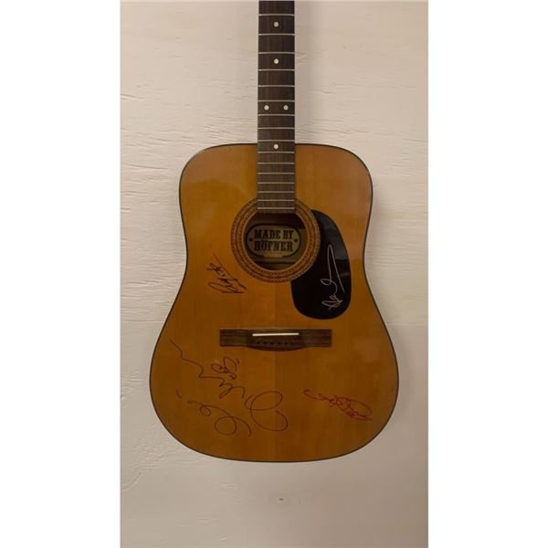 Rare Beatles Signed Hofner Acoustic Guitar