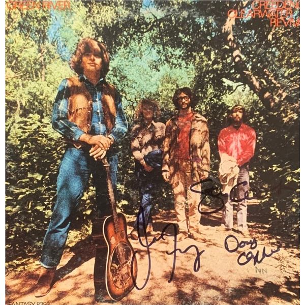 Signed Creedence Clearwater Green River Album Cover