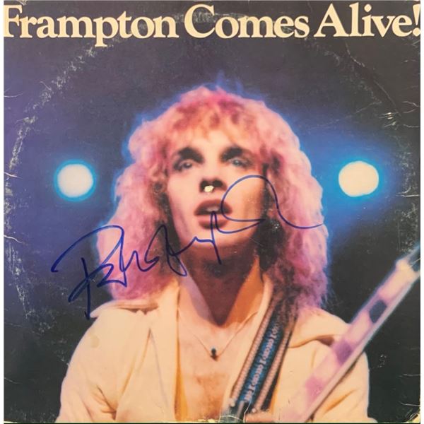 Signed Frampton Comes Alive Album Cover