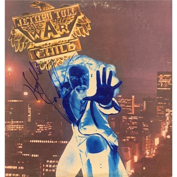 Signed Jethro Tull War Child Album Cover