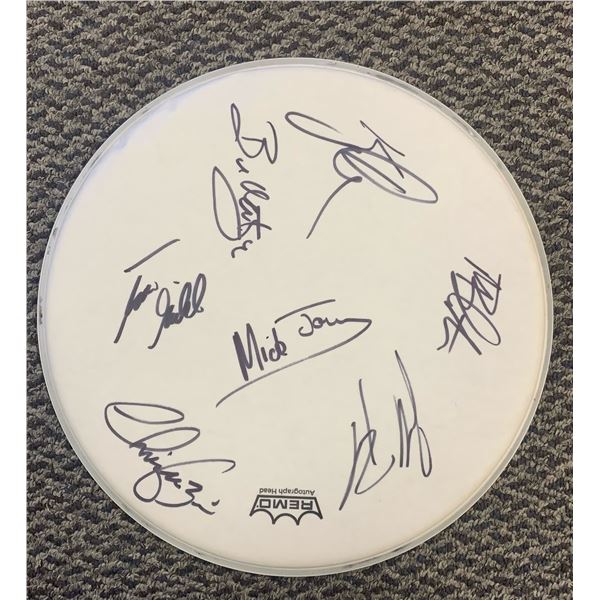 Hand Signed Foreigner Drum Head