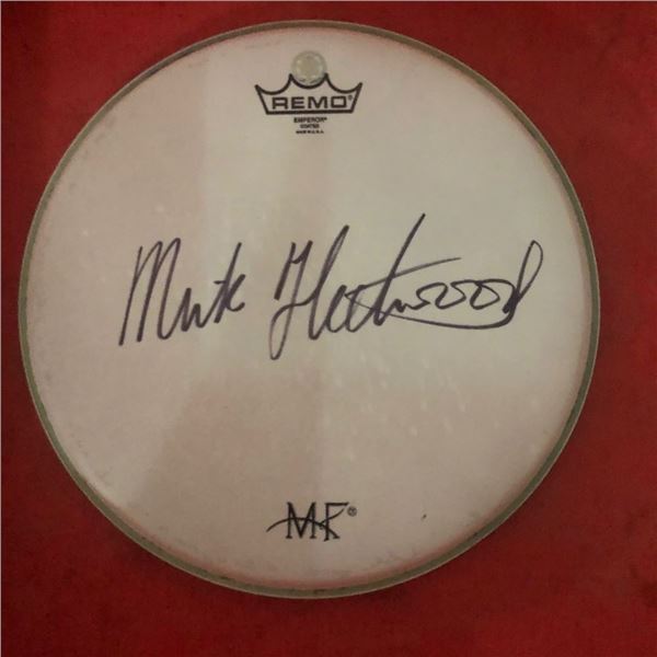 Signed  Mick Fleetwood Drum Head