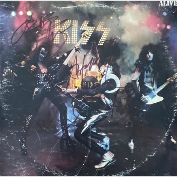 Signed Kiss Alive! Album Cover