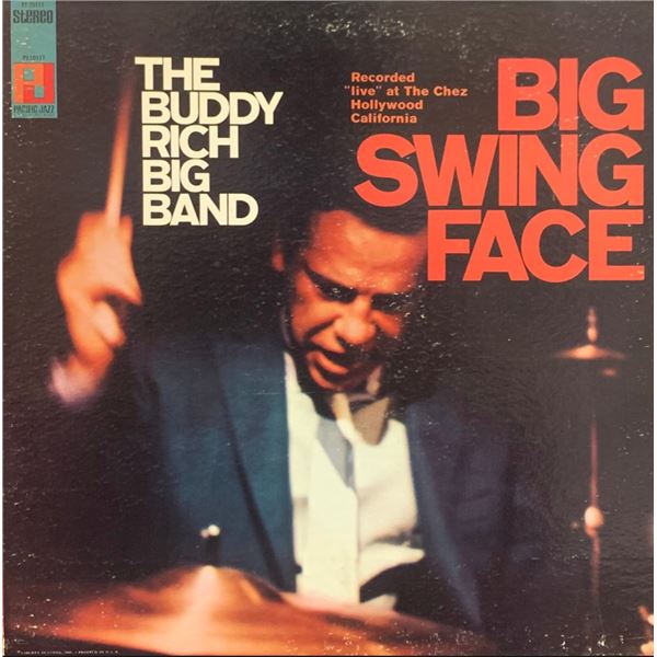 Buddy Rich Signed Big Swing Face Album Cover