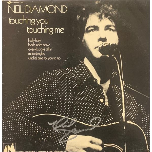 Signed Neil Diamond Touching You Touching Me Album Cover