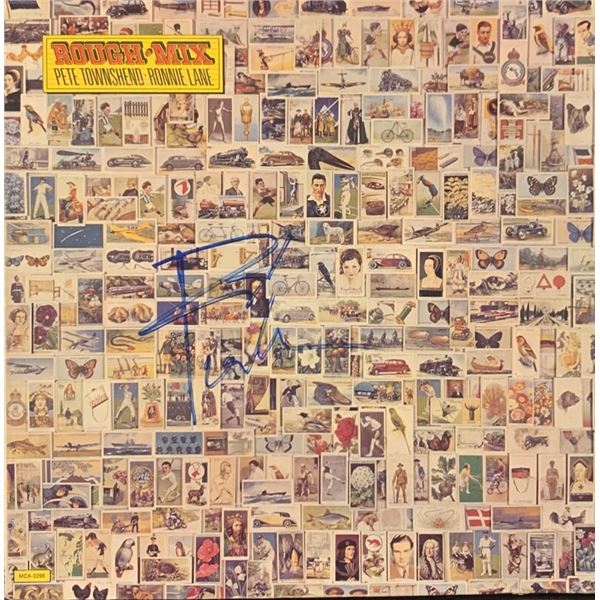 Signed Pete Townshend/Ronnie Lane Rough Mix Album Cover