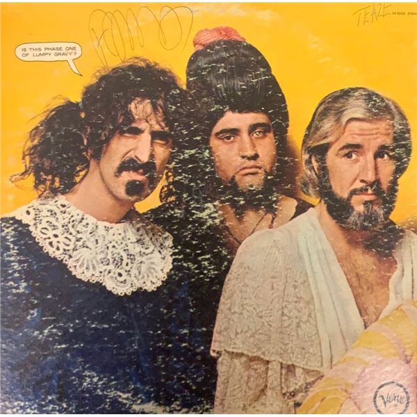Signed Frank Zappa We're Only in it for The Money Album Cover