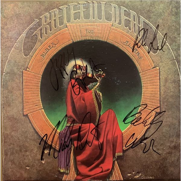 Signed Grateful Dead Blues For Allah Album Cover