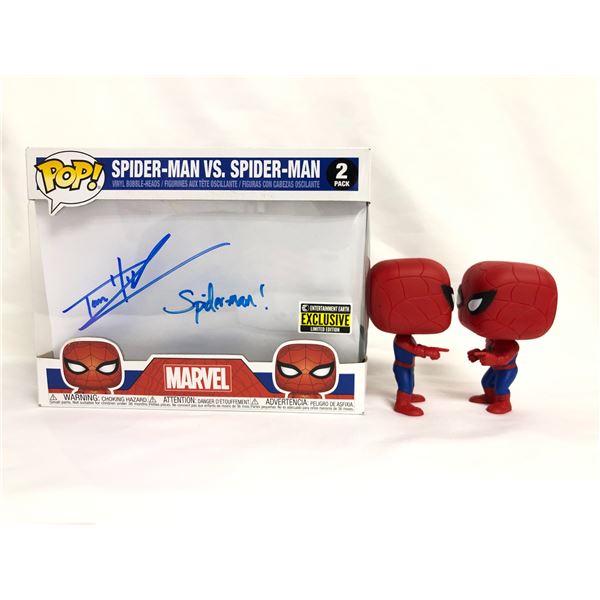 Autograph Spiderman Tom Holland Funko Pop