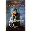 Image 1 : Autograph James Bond 007 Roger Moore Playing Card