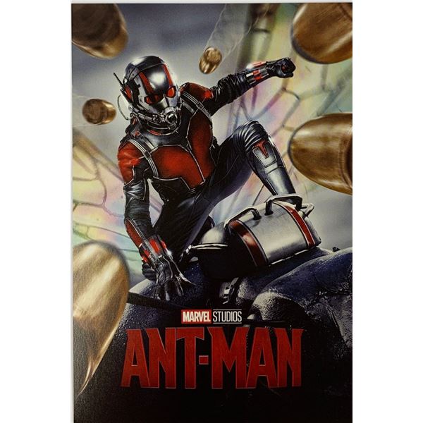 Autograph Antman Evangeline Lilly Paul Rudd Postcard