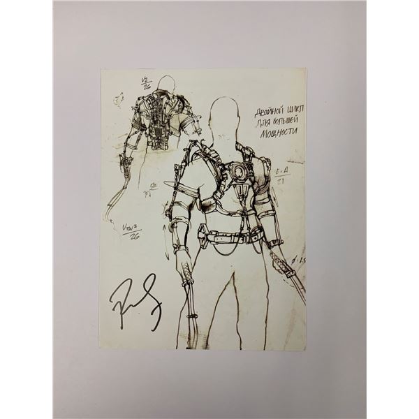 Autograph Avnegers Iron Man Prints Robert Downey Jr