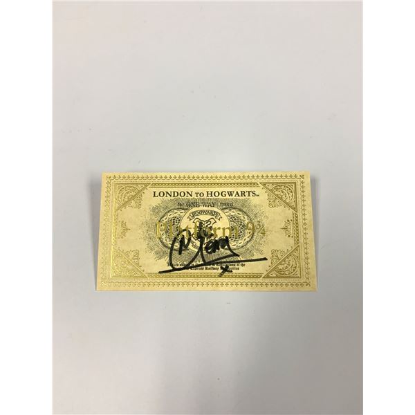 Autograph Signed Harry Potter Train Ticket Natalia