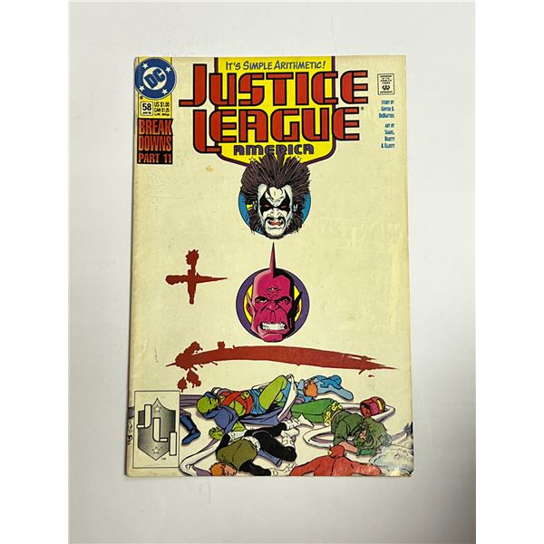 Justice League #58 Vintage DC Comic Book