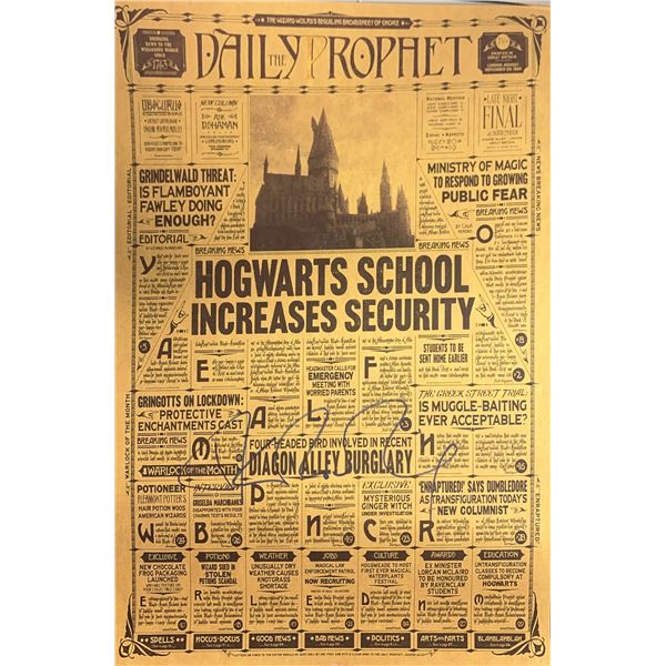 Autograph Harry Potter Poster