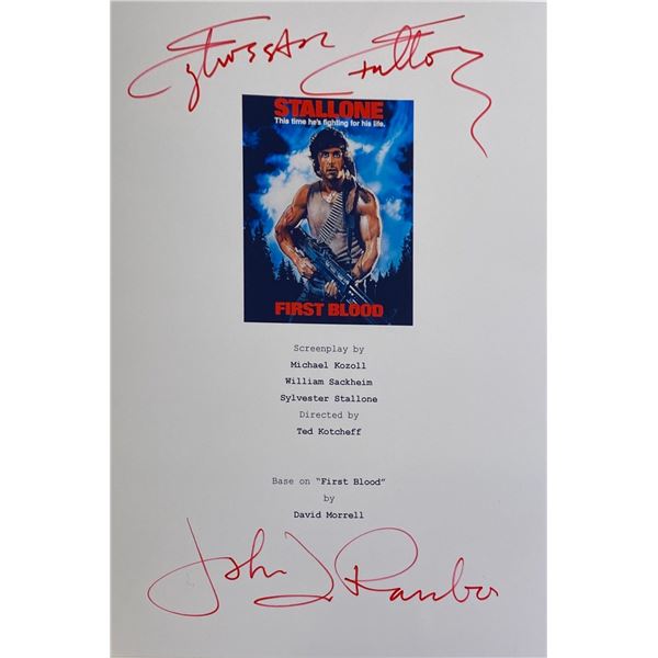 Autograph First Blood Script Cover