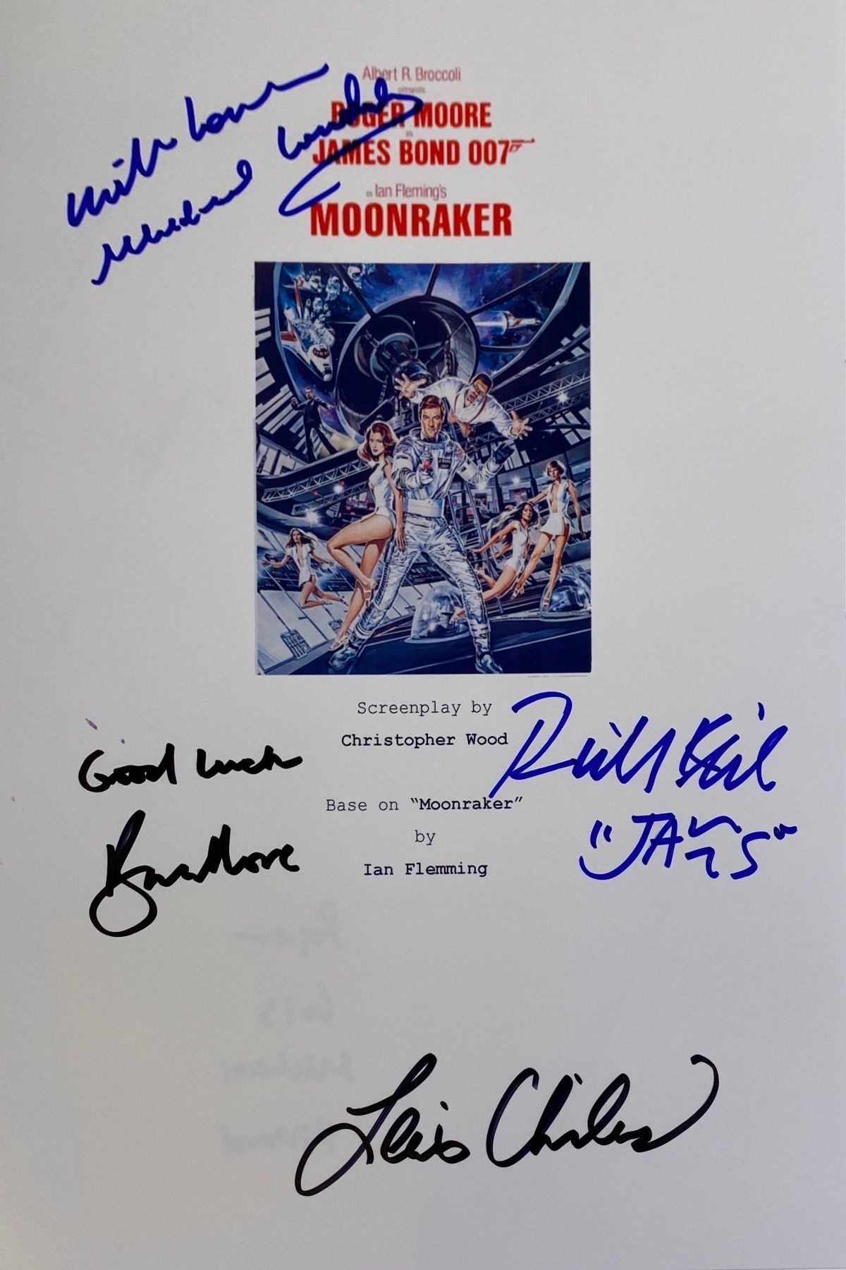 007 Script Autograph James Bond 007 Script Cover