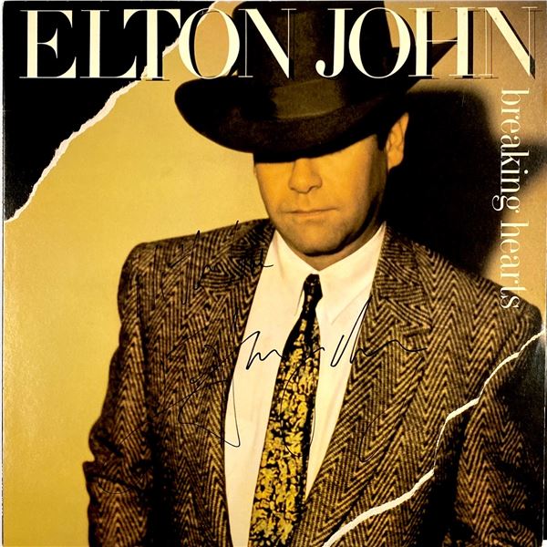 Autograph Elton John Vinyl