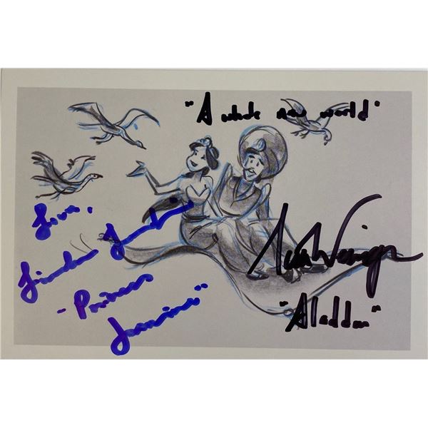 Autograph Aladdin Disney Card